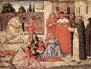 GOZZOLI, Benozzo St Dominic Reuscitates Napoleone Orsini g oil painting reproduction